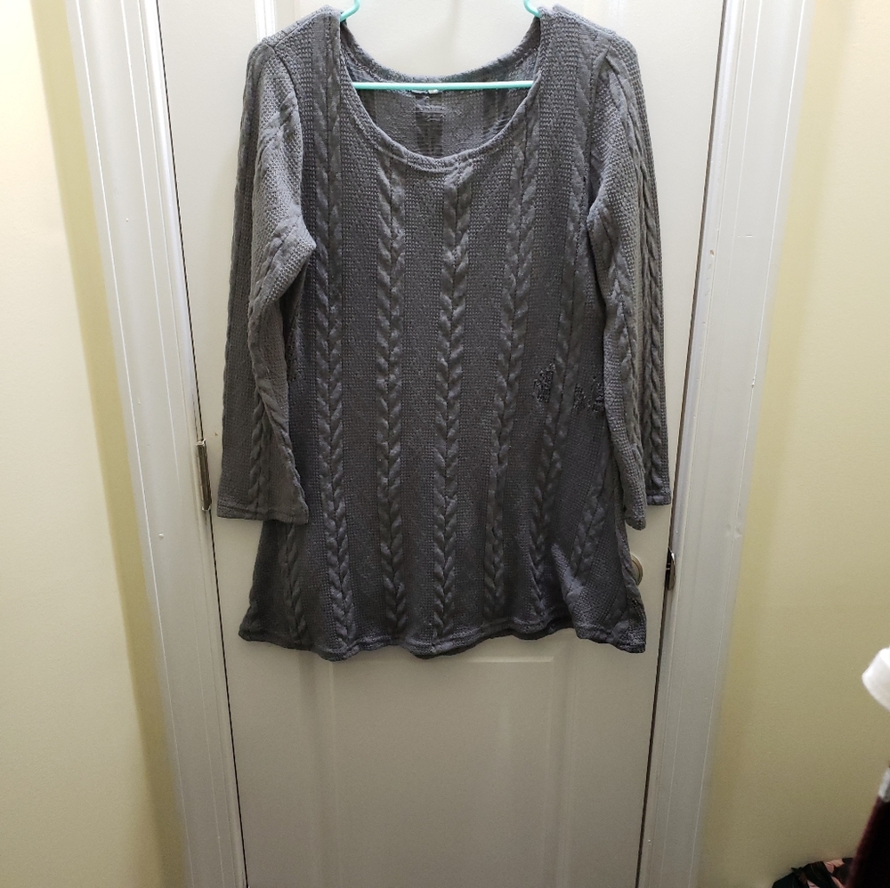 Mini gray dress